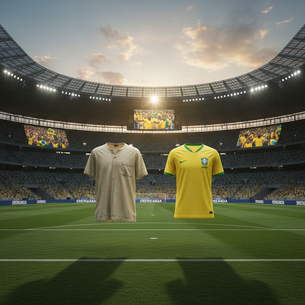 A camisa amarela da seleção: de pano a símbolo nacional