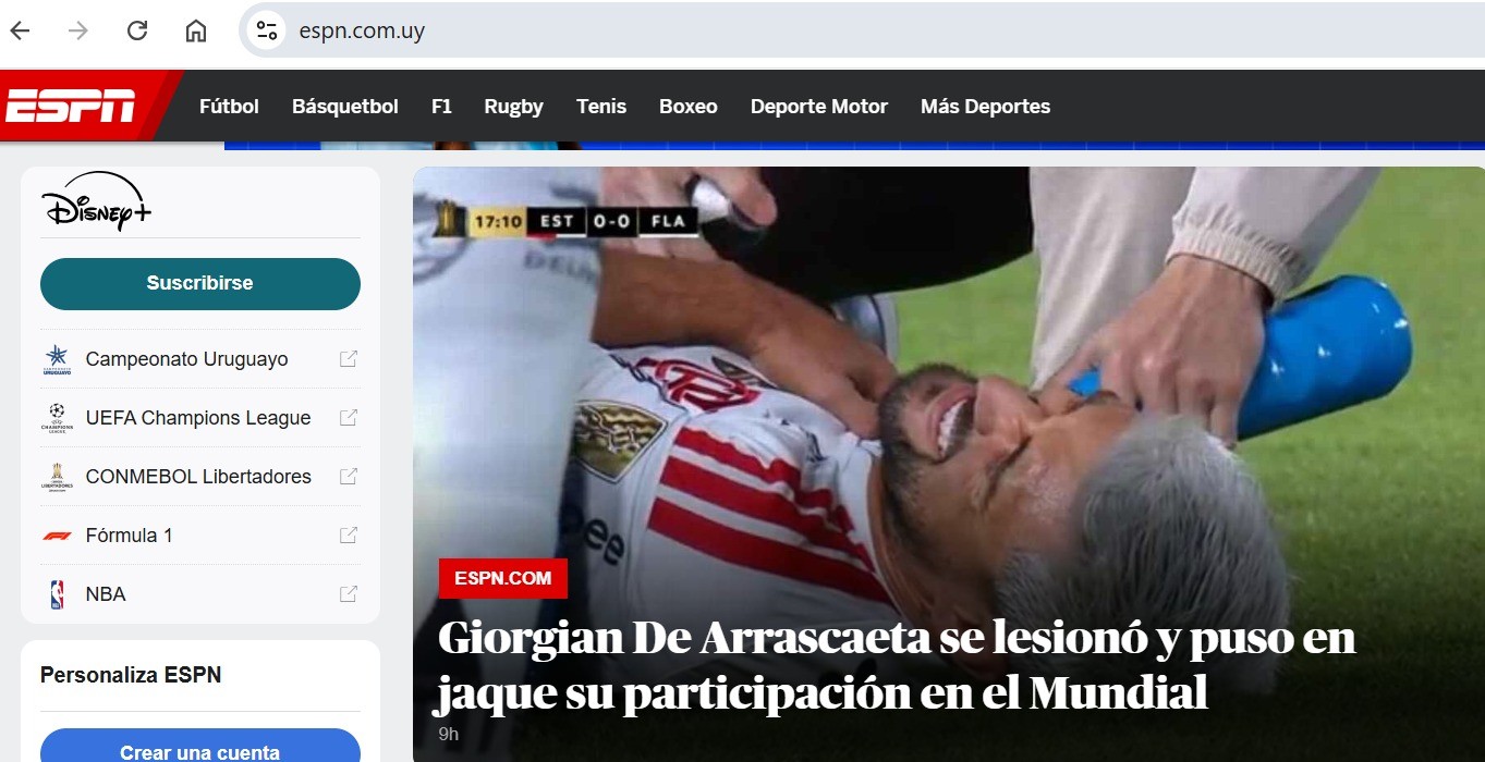 Arrascaeta fratura clavícula, passará por cirurgia e vira dúvida para a Copa