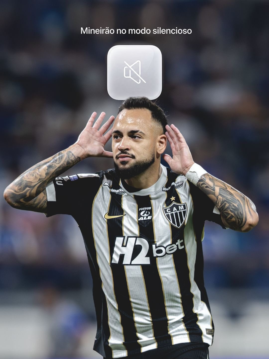 Atlético-MG provoca Cruzeiro após 3 a 1 no Mineirão e fala em torcida única