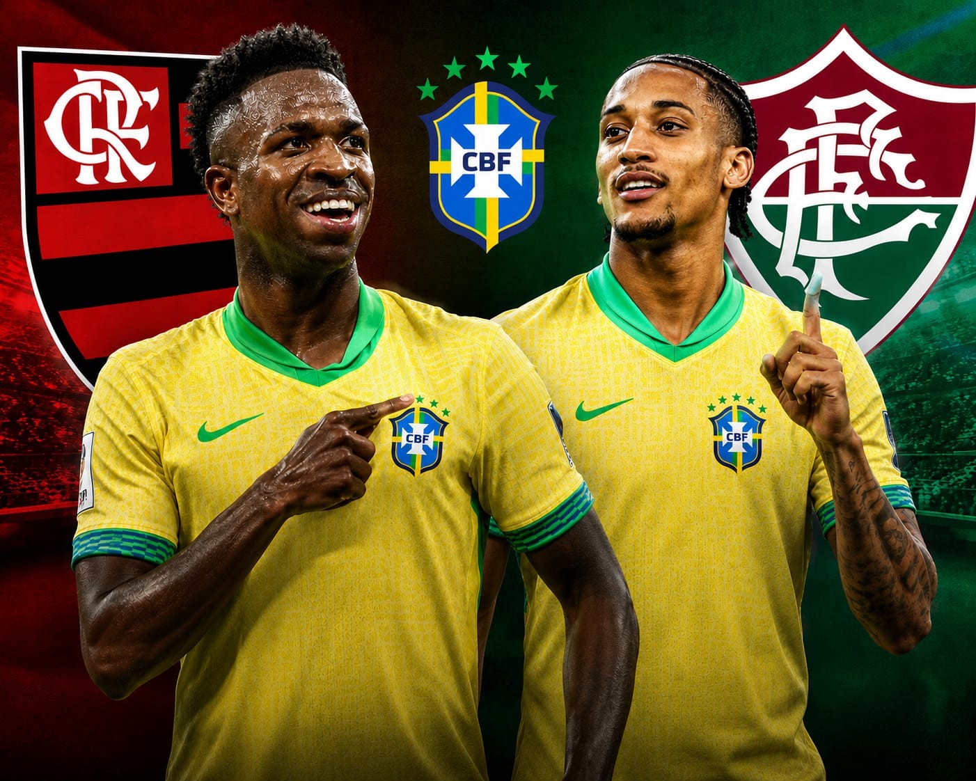 Fluminense lidera com Flamengo revelações na lista preliminar da Seleção para a Copa