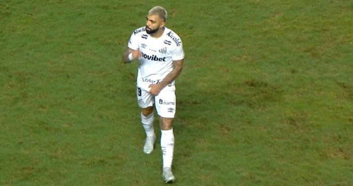 Gabigol é expulso por gesto obsceno, e Palmeiras vence com pênalti após VAR